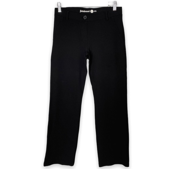 Betabrand Dress Pant Yoga Pants Boot Cut Classic in Black , Small Petite - Picture 7 of 13